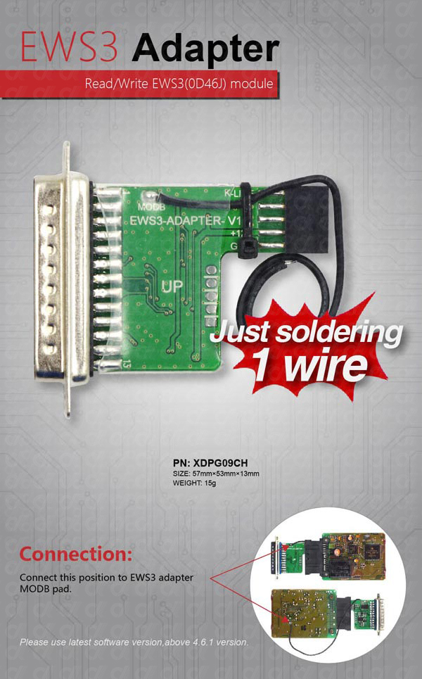 Xhorse EWS3 Adapter for VVDI Prog Programmer (2)