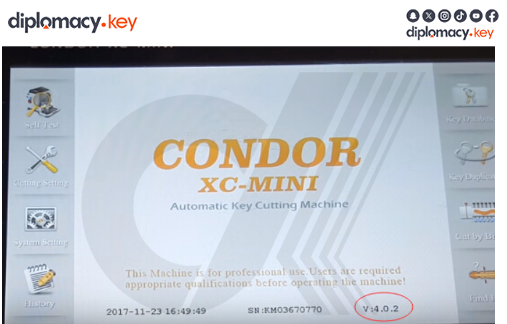 How to Update Xhorse XC-Mini condor key cutting machine (5)