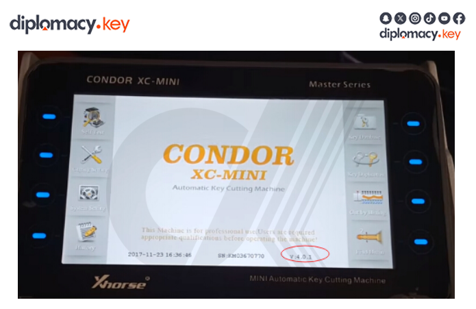 How to Update Xhorse XC-Mini condor key cutting machine (1)