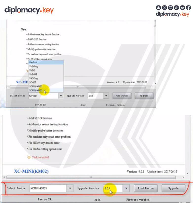 How to Update Xhorse XC-Mini condor key cutting machine (2)