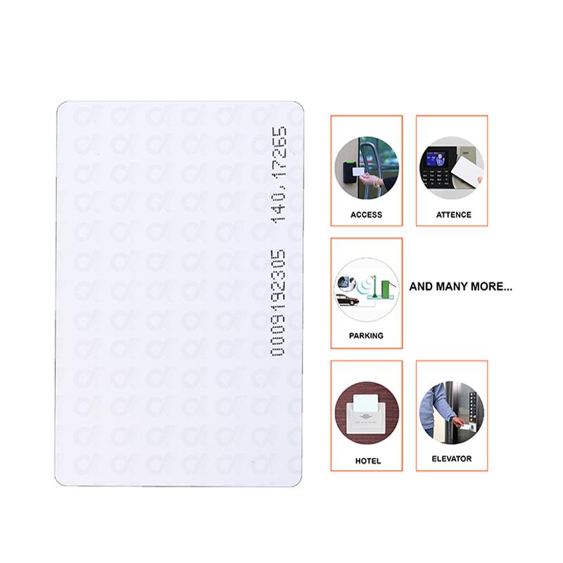 RFID Plastic Key Card TK4100 125khz White Card Compatible with EM4100