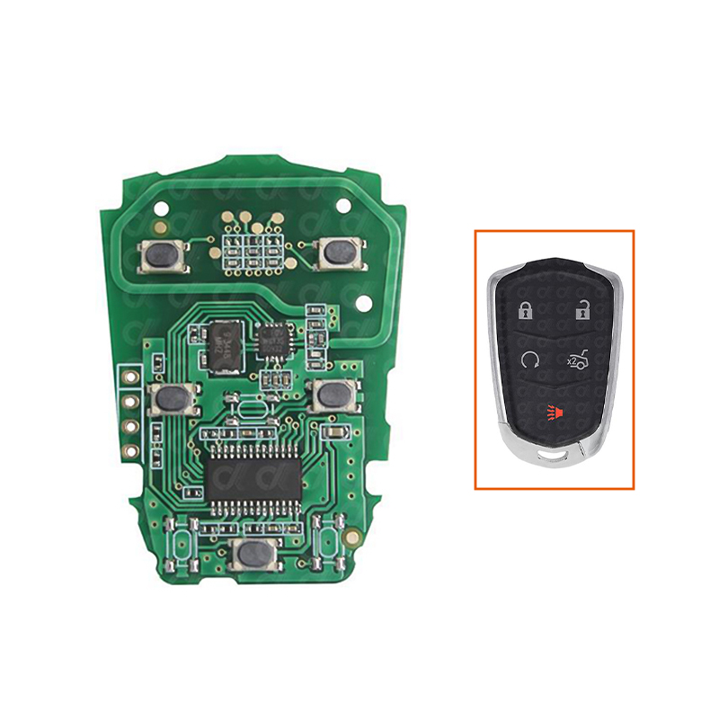 Cadillac 2014-2019 Aftermarket Smart Key 315MHz 5 Buttons