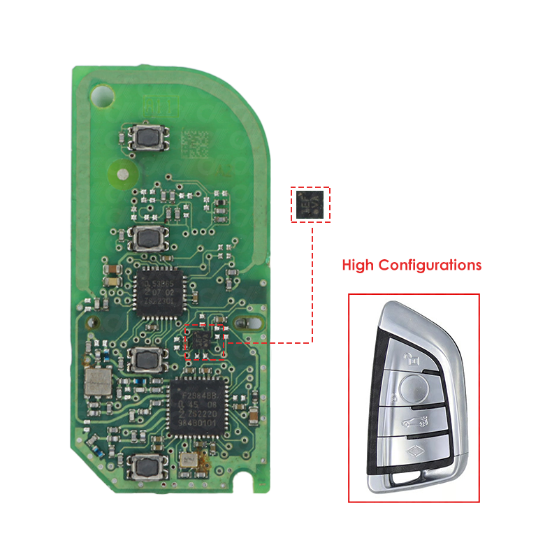 BMW G-Series 2017+ Smart PCB 4Btn 433MHz OEM