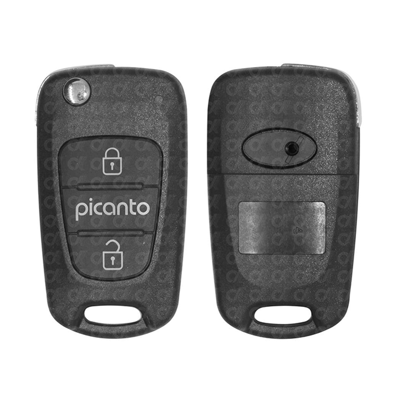 Kia Picanto Key Shell KIA Picanto Aftermarket Flip Remote Key Shell 2 Buttons