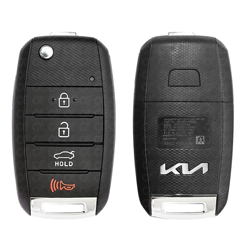 Kia Rio 2022 Genuine Without Bag Flip Remote Key 4 Buttons 433MHz 95430 ...